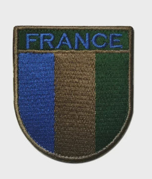 Franse Vlag Patches met Klittenband - Geborduurd Embleem