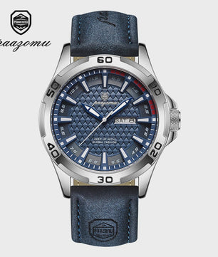 PAAZOMU Luxe Herenhorloge - Waterdicht, Lichtgevend, Datum & Week, RVS, Sportief & Fashion
