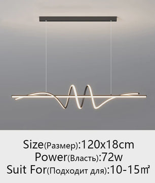 Moderne LED Hanglamp - Stijlvol Design voor Woonkamer, Eetkamer & Kantoor