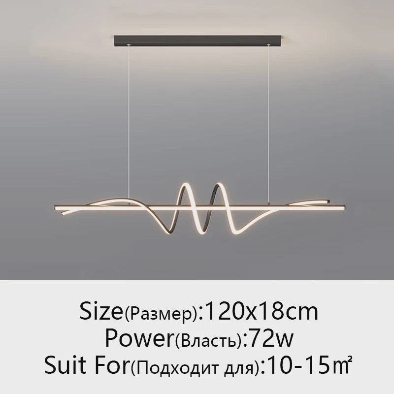 Moderne LED Hanglamp - Stijlvol Design voor Woonkamer, Eetkamer & Kantoor