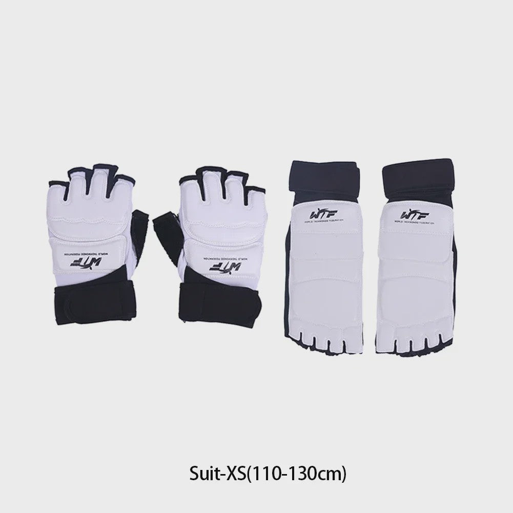 Karate & Taekwondo Handschoenen en Voetbeschermers Set - Half Vinger & Flexibel