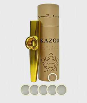 Miwayer Kazoo Set: 7 Kleuren Muziek Kazoo met Extra Membranen - Leer Snel Muziek Maken