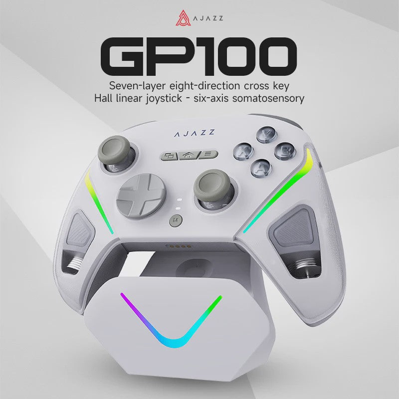 Ajazz GP100 Draadloze Game Controller - PC, PS3, Switch, iOS & Android
