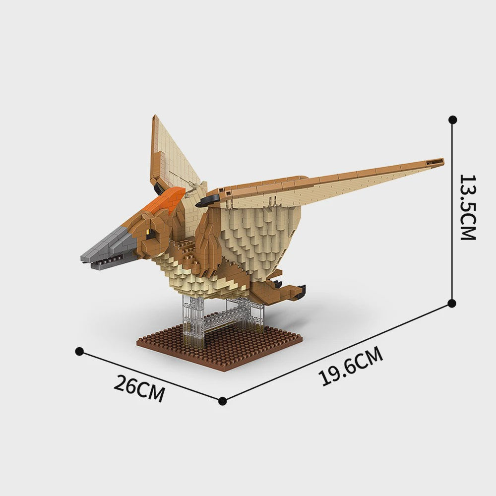 Dinosaurus Bouwstenen Speelgoed - Stegosaurus & T-Rex Micro Mini Blokken