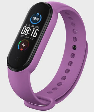 Siliconen Polsband voor Xiaomi Mi Band 7, 6, 5, 4, 3 - Vervangend Bandje Smartwatch Accessoire