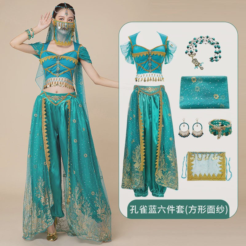Prachtig Belly Dance Kostuum - Princess Stijl Outfit voor Dames | Dans, Feest & Halloween