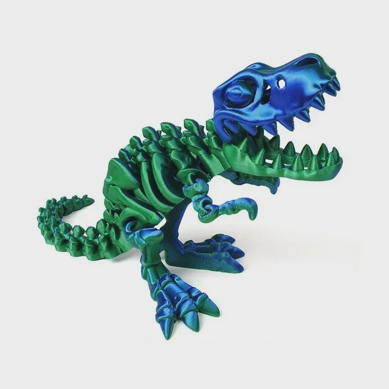 Bewegende 3D Geprinte T-Rex Dinosaurus - Realistisch Model voor Desktop Decoratie & Cadeau