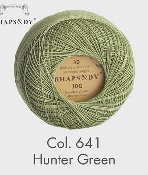 Rhapsody Garen Maat 80 - 100% Egyptisch Katoen voor Haken, Breien & Macramé - 31 Kleuren