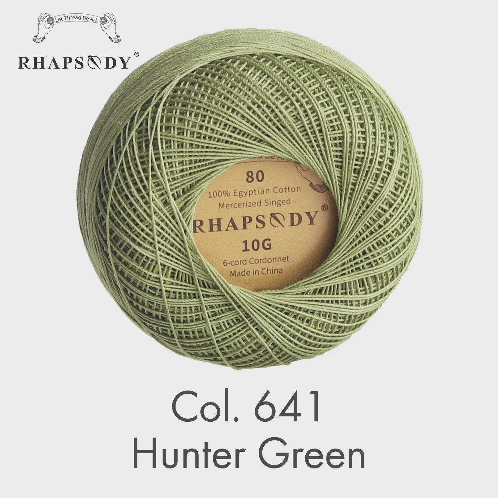 Rhapsody Garen Maat 80 - 100% Egyptisch Katoen voor Haken, Breien & Macramé - 31 Kleuren