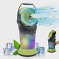 Draagbare Camping Ventilator met Vernevelaar, 2000ml Tank, 15000mAh Batterij & RGB LED Verlichting
