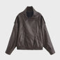 Dames Elegante Zwarte Jas - Street Style Asymmetrisch met Rits en Zakken