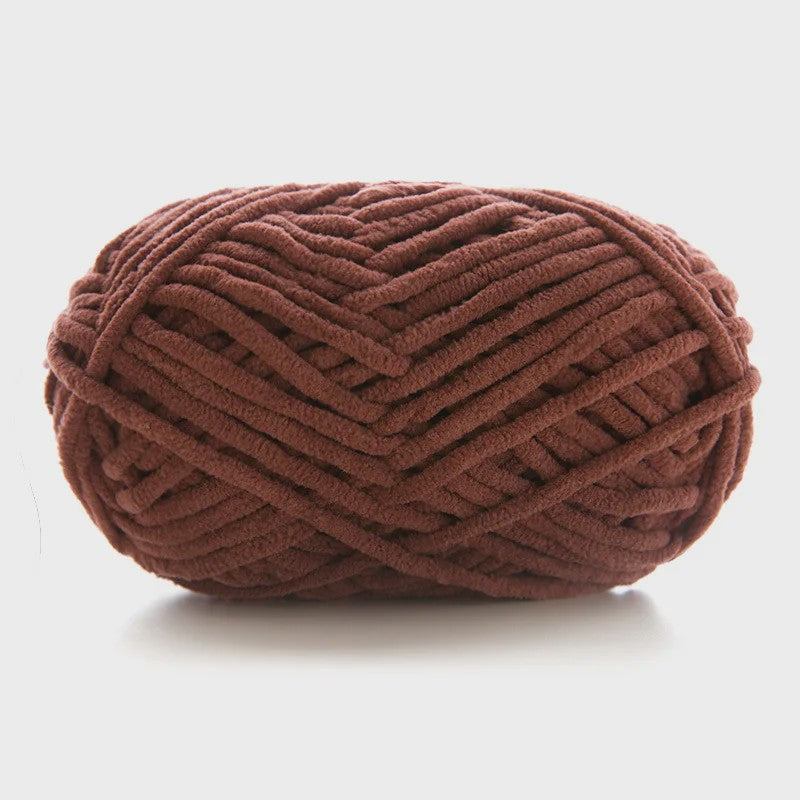 Zacht Chenille Garen 50g - Dik Velvet Garen voor Handwerken & DIY Baby Projecten