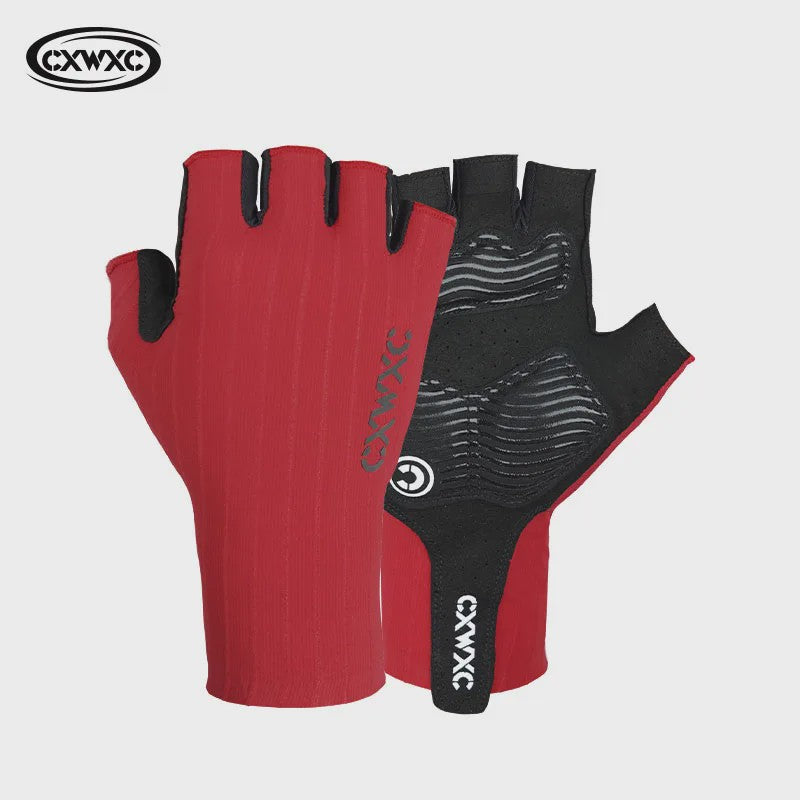 CXWXC Half Finger Fiets Handschoenen - Ademend, Anti-slip & Verlengde Polssteun voor Heren & Dames