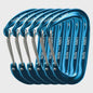 Set van 6 Karabiners 12kN D-Ring - Robuust Aluminium voor Outdoor & Klimmen