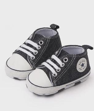 Babyschoenen Canvas Sneakers - Eerste Stapjes Schoentjes met Zachte Zool