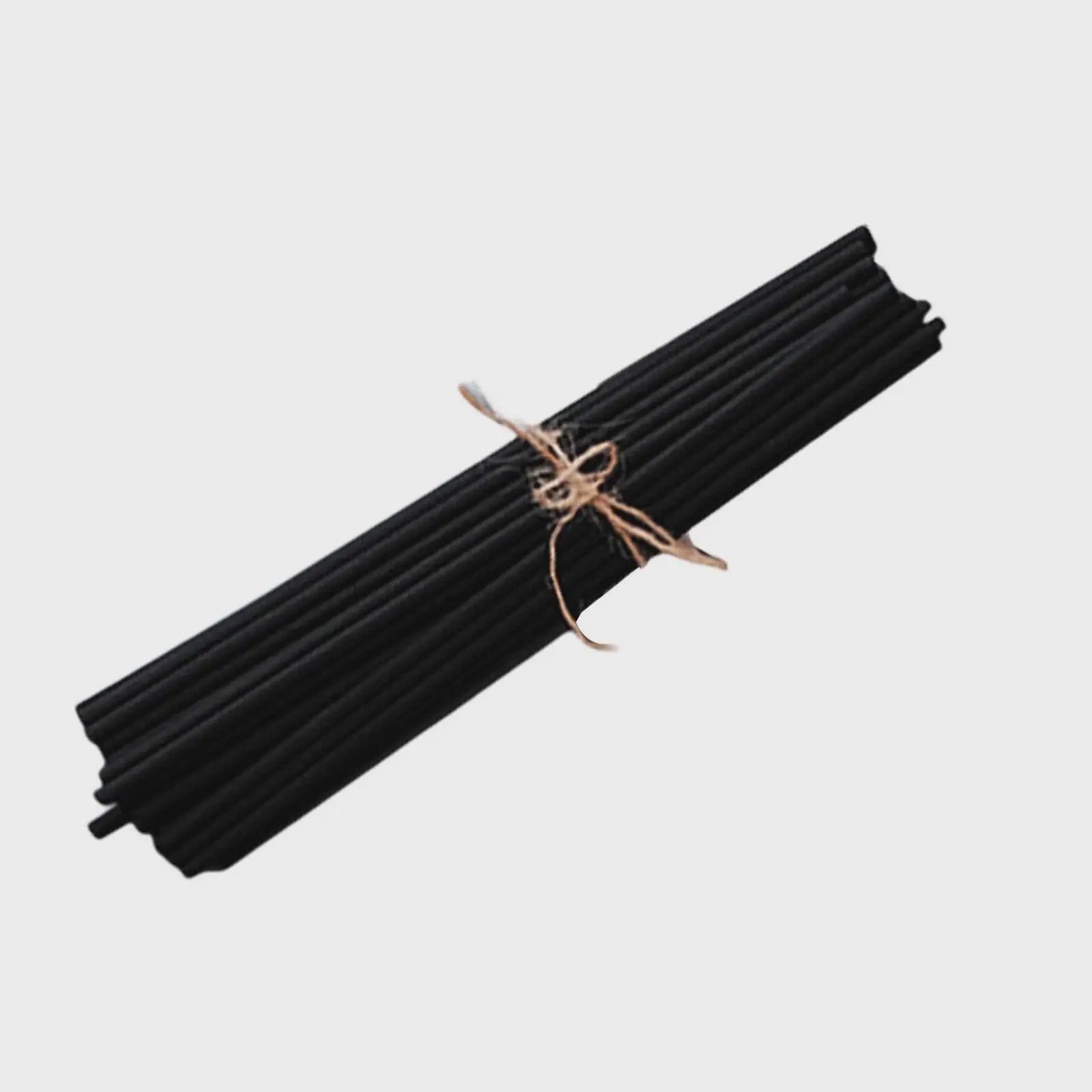 100 Stuks Rietstokjes voor Diffusers - 3mm x 20cm - Zwart, Wit & Naturel