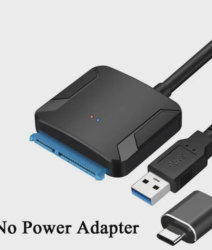 USB 3.0 naar SATA Adapter Kabel voor 2.5" en 3.5" HDD/SSD