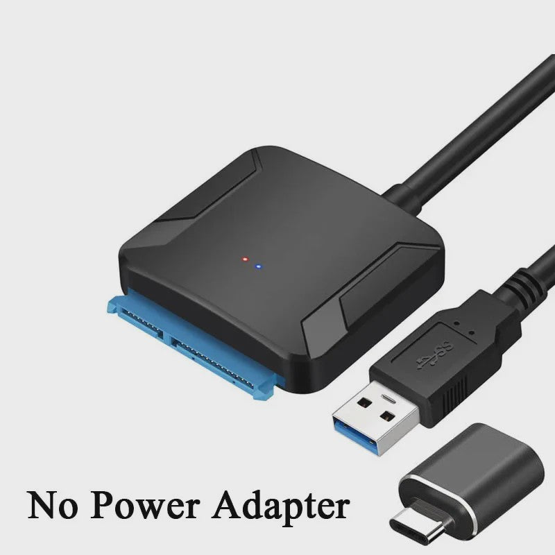 USB 3.0 naar SATA Adapter Kabel voor 2.5" en 3.5" HDD/SSD