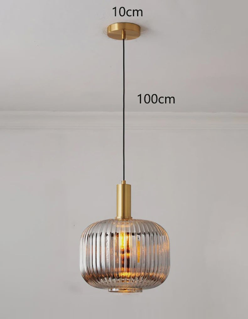 Moderne Glazen Hanglamp voor Eetkamer - Stijlvolle Plafondlamp