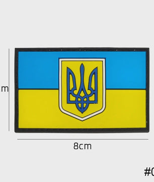 Ukraine Vlag Patches & Nationaal Embleem - Geborduurde Tactische Badges voor Kleding