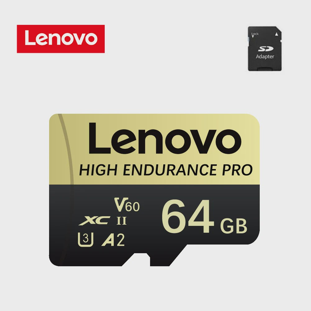 Lenovo High Endurance PRO Micro SDXC Kaart 512GB - 4K Video, Full HD, A2, V60