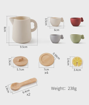 Houten Montessori Muziektafel voor Baby's & Kinderen - Xylofoon, Trommels & Windgong