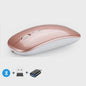 Draadloze Oplaadbare Muis: Bluetooth & 2.4GHz Dual Mode voor PC/Laptop
