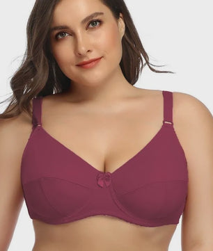 Beauwear Volle Cup Minimizer BH met Beugel - Grote Maten (36-52 D/E/F) - Zwart & Nude