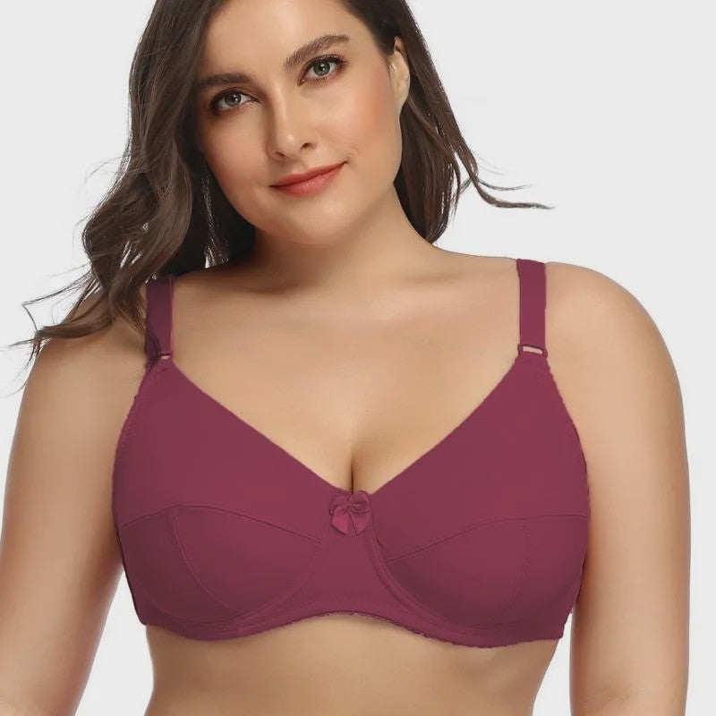 Beauwear Volle Cup Minimizer BH met Beugel - Grote Maten (36-52 D/E/F) - Zwart & Nude