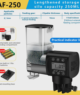 Jebao Jecod Automatische Aquarium Voederautomaat met Digitale Timer & Afstandsbediening
