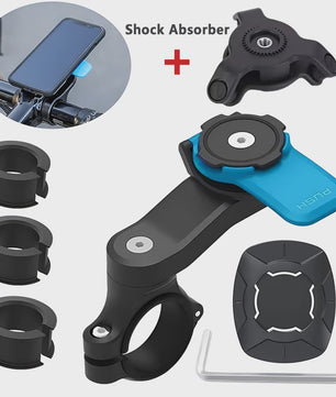 Universele Motor & Fiets Telefoonhouder - 360° Draaibaar & Afneembaar