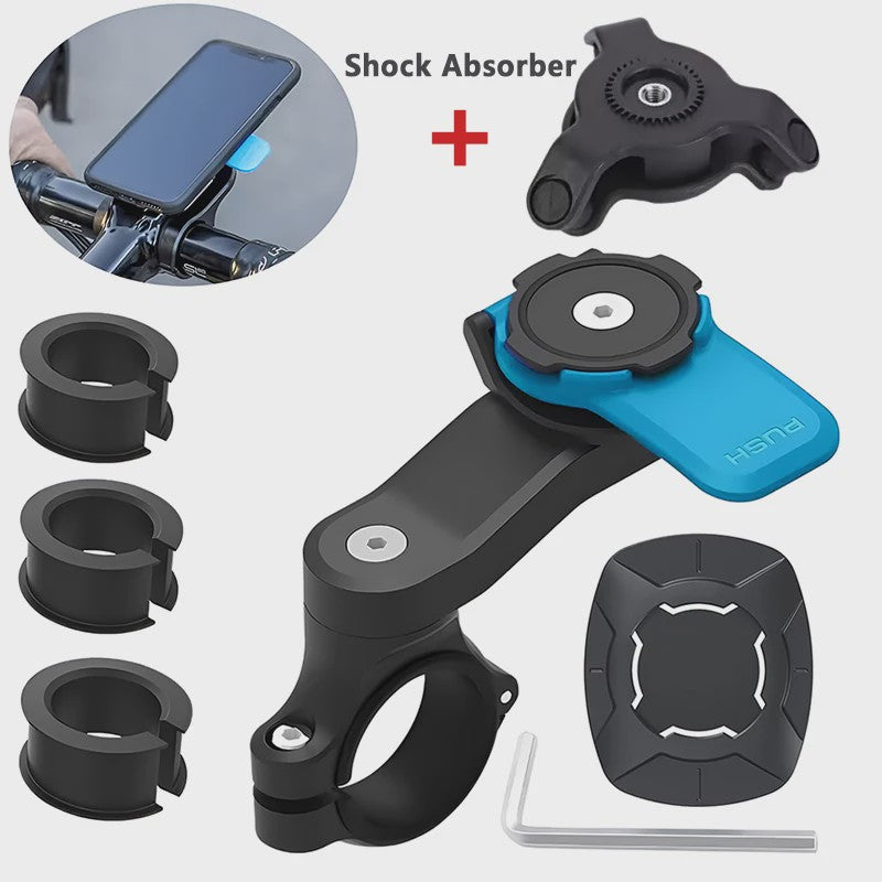 Universele Motor & Fiets Telefoonhouder - 360° Draaibaar & Afneembaar