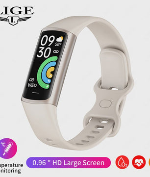 Smartwatch C68L: Fitness Tracker, Gezondheidsmonitor & Waterdichte Sport Armband voor Dames & Heren
