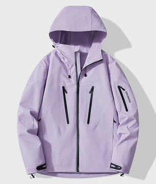 Unisex Waterdichte Outdoor Jas - Winddicht & Ademend voor Wandelen, Kamperen & Sport