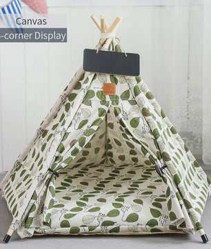 Stijlvolle Huisdierten Teepee Tent - Comfortabel & Wasbaar Bed voor Katten en Kleine/Middelgrote Honden