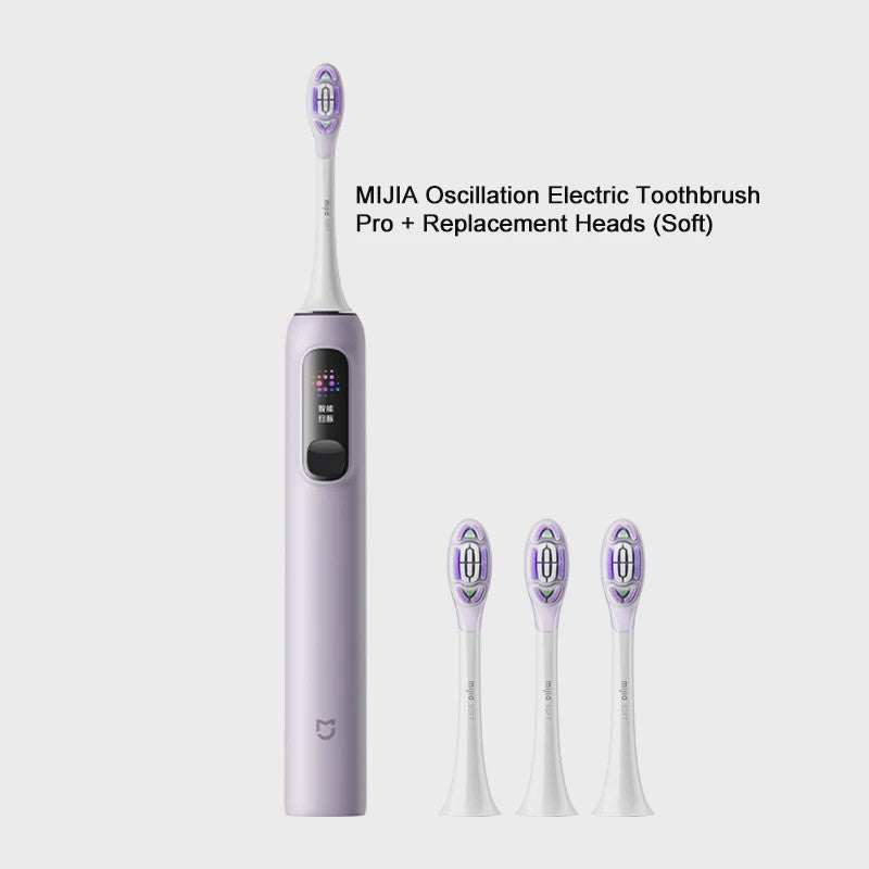 MIJIA Sonic Elektrische Tandenborstel Pro - Slimme 4 standen, 180 dagen batterij, IPX8 waterdicht, LED-scherm