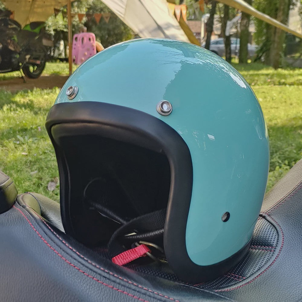 Retro Open Face Motorhelm 500TX - Compacte Vorm, Japanse/Koreaanse Stijl