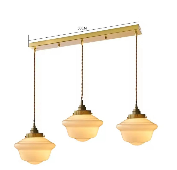 Japanse Glazen Hanglamp – Minimalistisch Nordic Design – LED E27 – Verstelbaar Snoer 200 cm – Sfeervolle Interieurverlichting