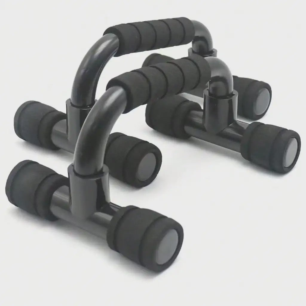 7-delige Home Workout Set: Springtouw, Handknijper, Push-up Bars & Buikroller