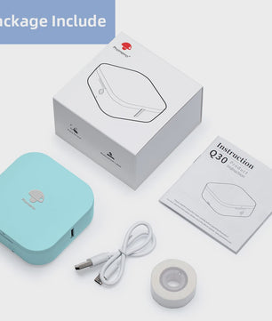 Phomemo Q30 Mini Label Printer: Draagbare Draadloze Sticker Printer