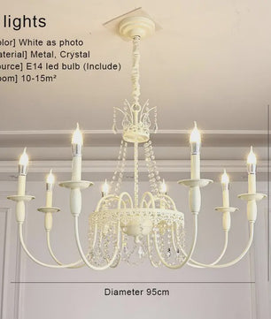 Moderne Kristallen Kroonluchter met 6 Lichtpunten - Stijlvolle Woonkamer & Slaapkamer Verlichting