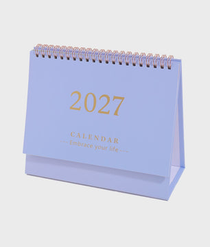2027 Bureaukalender Maandkalender - Spiraalbinding, Opvouwbaar & Staand - Ideaal voor Planner, Kantoor & Thuis