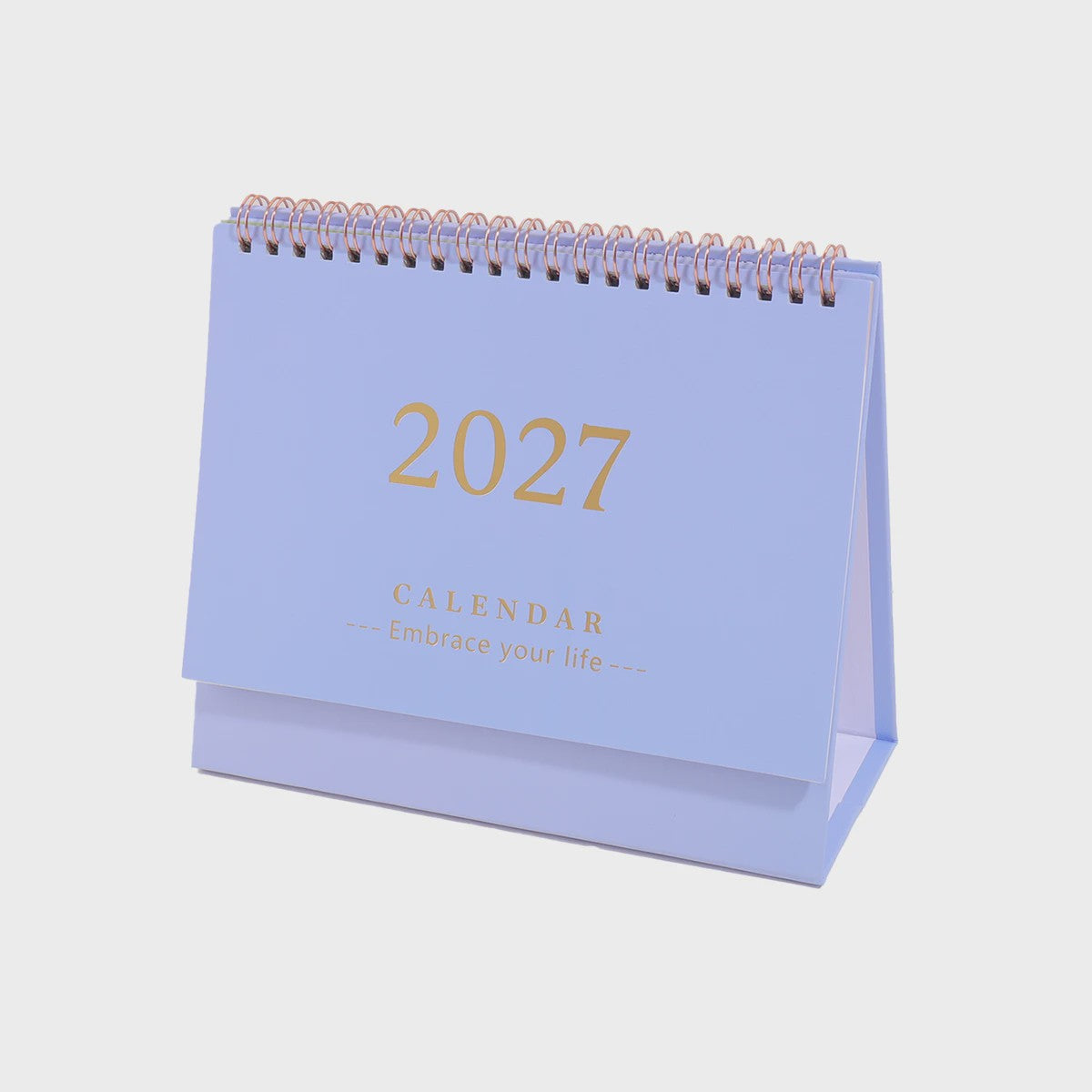 2027 Bureaukalender Maandkalender - Spiraalbinding, Opvouwbaar & Staand - Ideaal voor Planner, Kantoor & Thuis