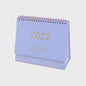 2027 Bureaukalender Maandkalender - Spiraalbinding, Opvouwbaar & Staand - Ideaal voor Planner, Kantoor & Thuis