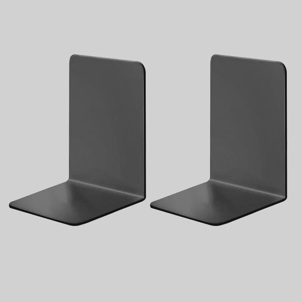 8x Stevige Doorzichtige Boekensteunen - Ideale Organizer voor Boeken, Films & CD's