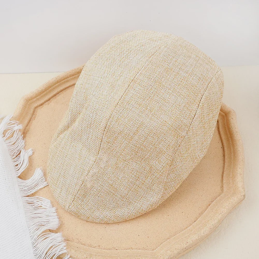 Stijlvolle Britse Baret Pet voor Heren - Retro Painter Cap voor Lente & Zomer