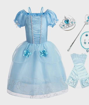 Prinsessenjurk Rapunzel voor Meisjes - Droomjurk voor Feestjes en Carnaval