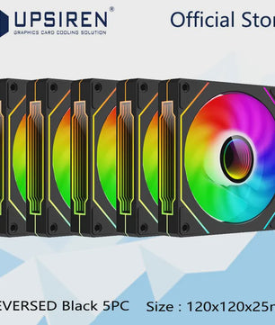 UPSIREN UF-1 PRISM 4 PRO 12cm ARGB PWM PC Ventilator - Stille Koeling met Grote Luchtstroom