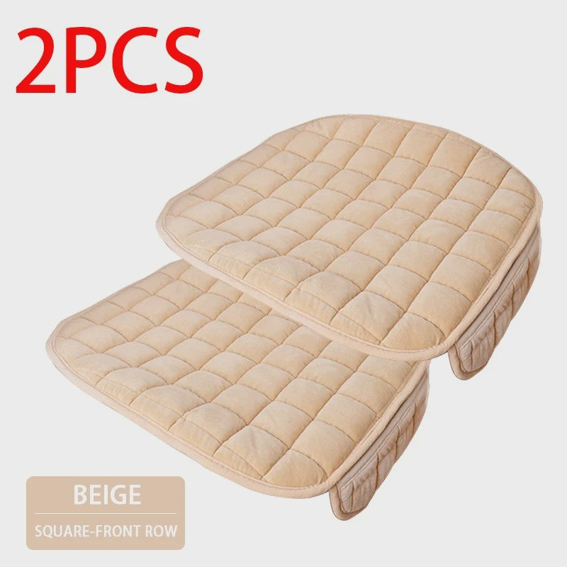 Universele Winter Pluche Autostoelhoes - Warm, Zacht & Antislip Stoelbeschermer