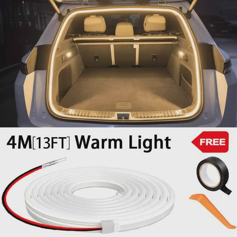 Automatisch Sensende Kofferbak LED Strip - Sfeerverlichting met Draadloze Installatie
